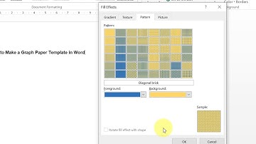 How to Make a Graph Paper Template in MS Word