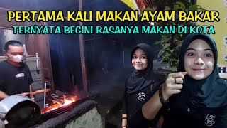 Pertama Kali Neng Maya Makan Ayam Bakar Mayak