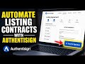 How to Automate Listing Contracts with Authentisign - Beginner Guide