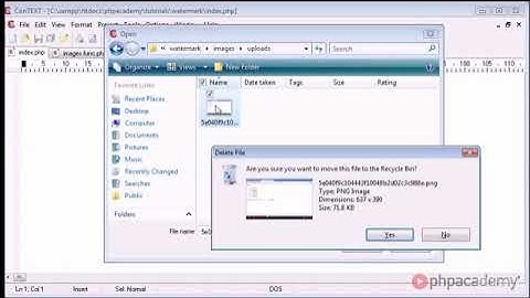 PHP Watermark An Image On Upload 211 Part 1