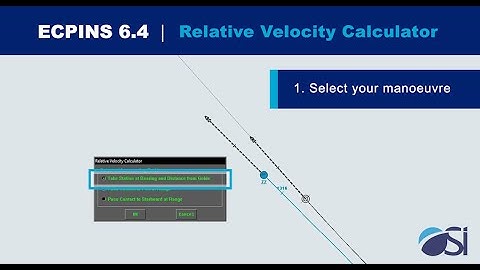 ECPINS 6.4 | Relative Velocity Calculator