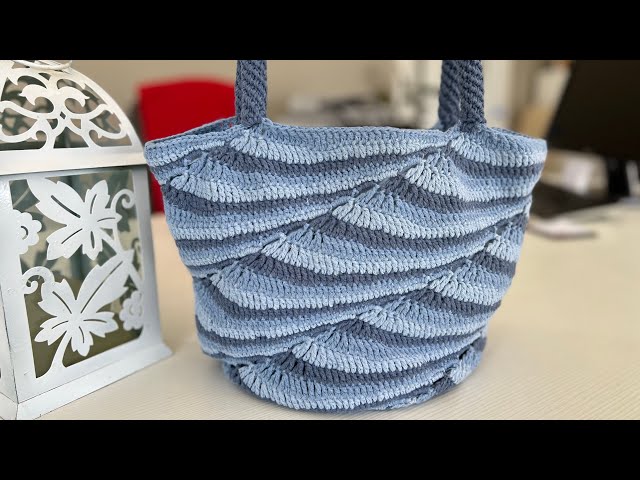 🦋 Video Tutorial of Watercourse Crochet Bag Pattern /Suyolu Örgü Çanta Yapımı class=