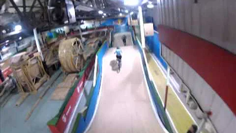 Ronit Rides at Ray's Indoor Mountain Bike Park - J...