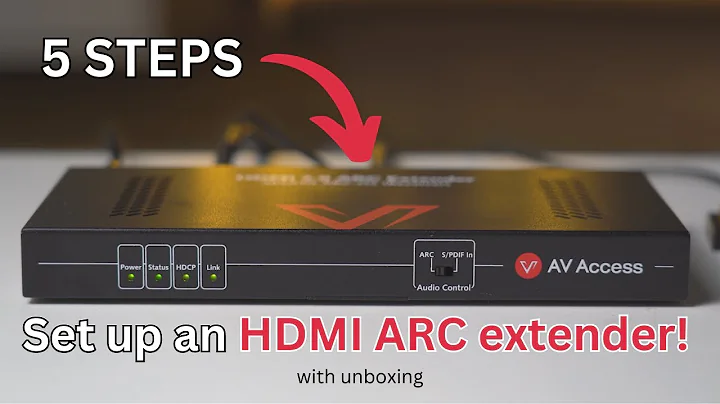 How to set up an HDMI ARC extender in your home theater?