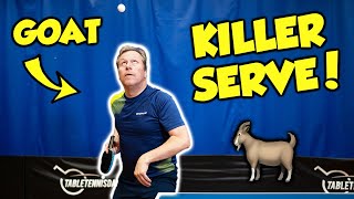 Destroy Your Opponents With This Serve | Jan Ove Waldner