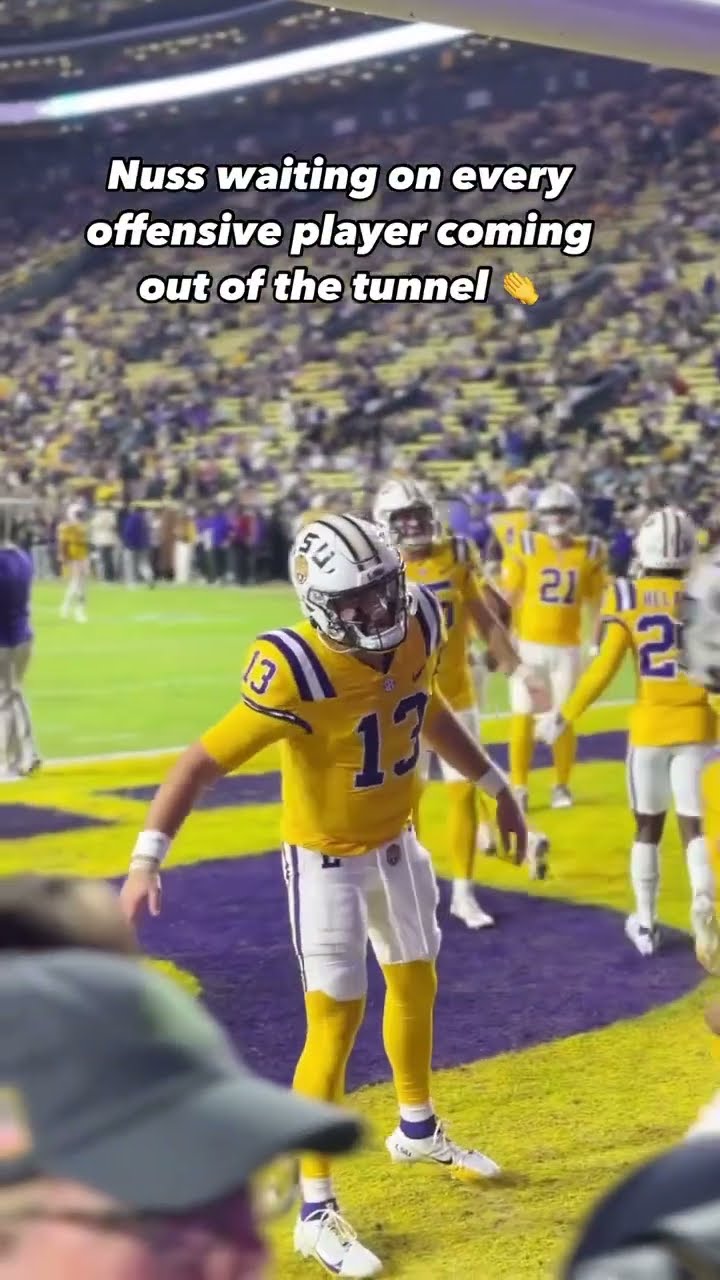 Garrett Nussmeier natural born leader for LSU Football ?