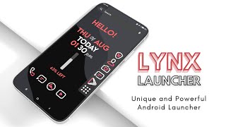 Lynx: Unique and Powerful Android Launcher 🔥 #androidthemes screenshot 3