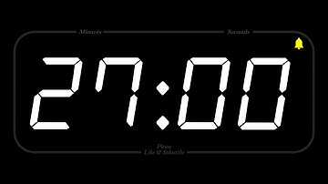 27 MINUTE - TIMER & ALARM - Full HD - COUNTDOWN