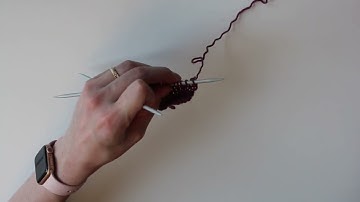 K2Tog (Knit two together) Decrease [Knitting Tutorial]