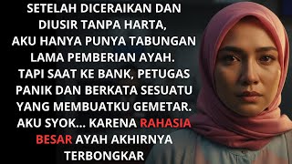 Download Lagu SUAMI USIR AQ USAI CERAI, TAPI SAAT BUKA TABUNGAN LAMA AYAH DI BANK SEMUA ORANG TERDIAM |KISAH VIRAL MP3