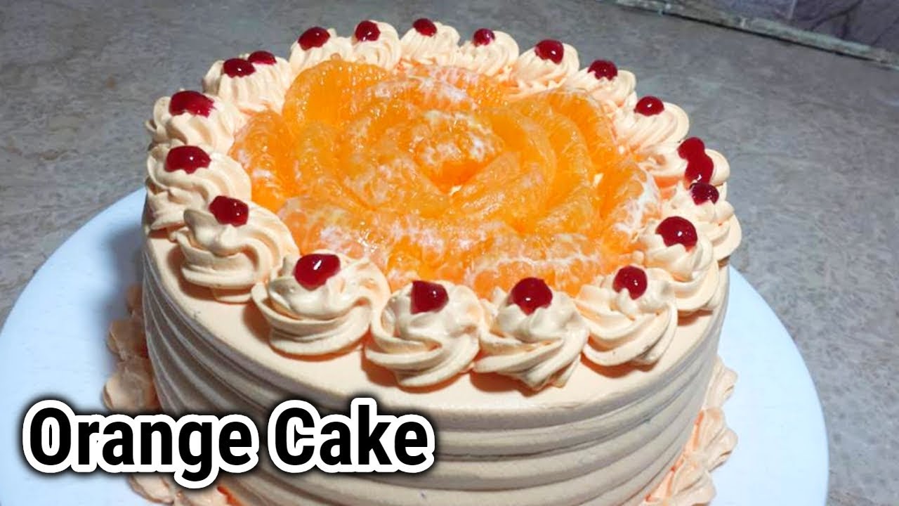 Orange cake recipe_How to make orange cake at home_Orange cake with