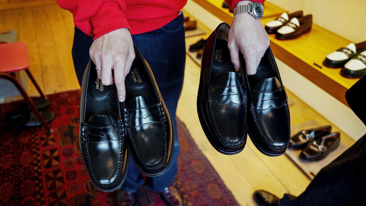 Searching for loafers at G.H.BASS. A man who admired Michael