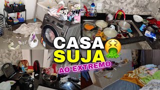 10 DIAS SEM LIMPAR A CASA - A MAIOR FAXINA DO ANO 2022🥵 MINHA CASINHA TAVA UM NOJO🤮