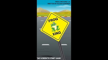 Android Game Frog Crossing.  Written in RFO Basic