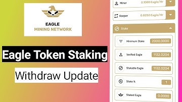 Eagle Mining Network | How To Start Eagle Staking | Eagle Token Staking