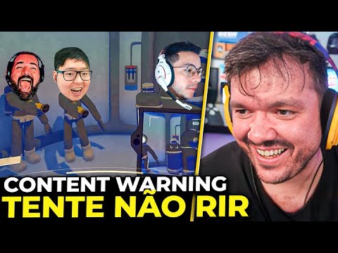 TENTE NÃO RIR: JOGANDO CONTENT WARNING COM A TRIBO #2 | CORTES DO GAULES