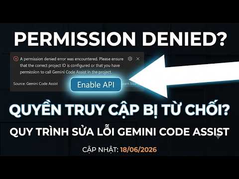 Cách xử lý lỗi VScode "Permission denied" của Extension Gemini Code Assist