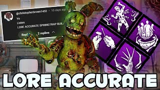 The Lore Accurate Springtrap Build | Dead by Daylight
