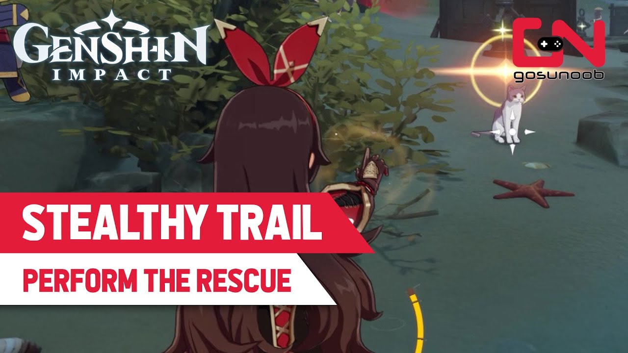 Genshin Impact Go to the Investigation Site and Perform the Rescue | Stealthy Trail
