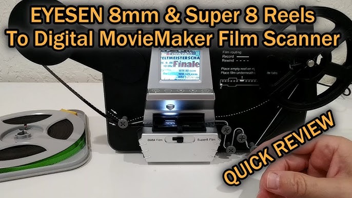8mm & Super 8 Reels to Digital Film Scanner Converter 
