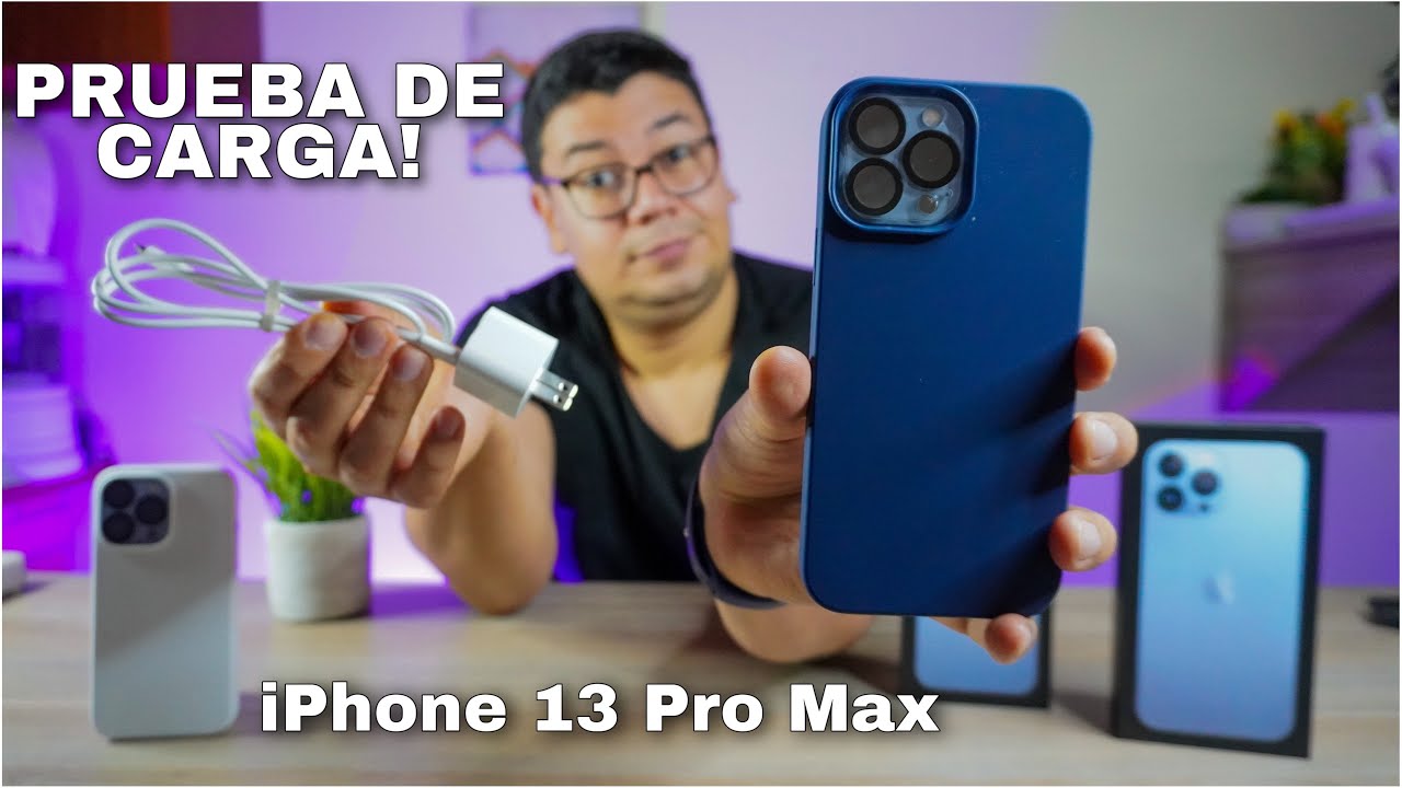 📲iPhone 13 Pro Max 🤔Cuanto Demora en CARGAR DEL 0% AL 100%? 🚀 [Prueba