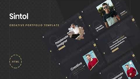 Sintol - Personal Portfolio HTML5/Bootstrap4 Template | Themeforest Website Templates and Themes