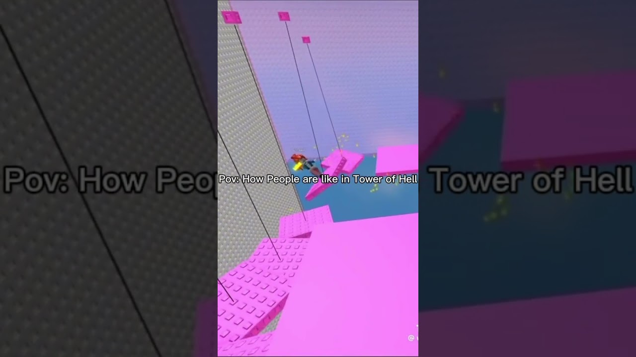 Pov: How people are like in Tower of Hell Credits to @wwaning