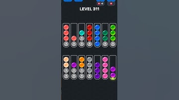 Ball Sort Puzzle nível 311 #games #androidgameszone #gaming #gameplay #androidgames #puzzle #gamer
