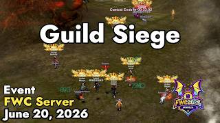 Guild Siege (Flyff World Championship) June 20, 2026 | Flyff Universe