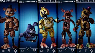 FNAF AR Shattered Animatronics Jumpscare & Workshop Animations Resimi