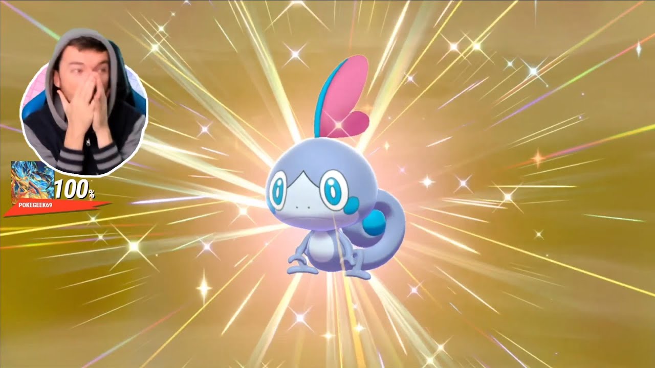 Screaming 😱 Shiny Sobble Hatch Reaction in Pokemon Sword! 1,206 Masuda Eggs + Shiny Charm!