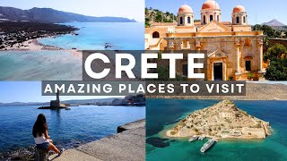 THE BEST PLACES TO VISIT IN CRETE  GREECE  4K Crete Travel Guide