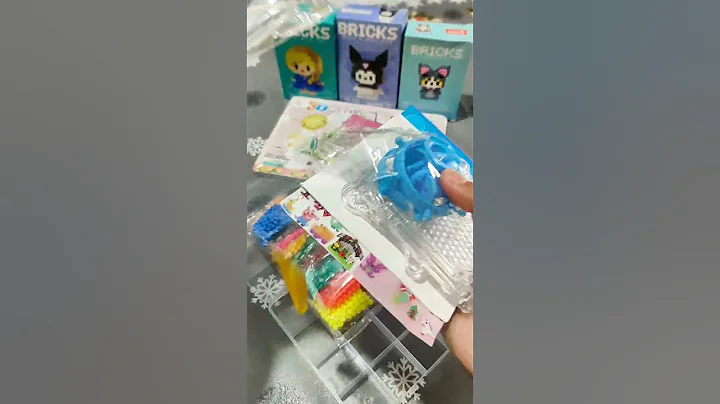 Make cute art with these Magic Water Fuse Beads!✨#magicwaterbeads #diy #artsandcraft #giftidea