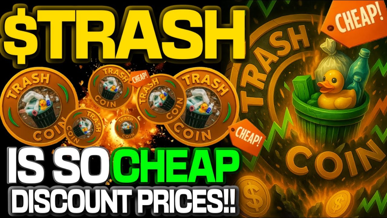 $TRASH COIN PRICE IS SO CHEAP TO GET IN BEFORE IT MOONS!!! - YouTube