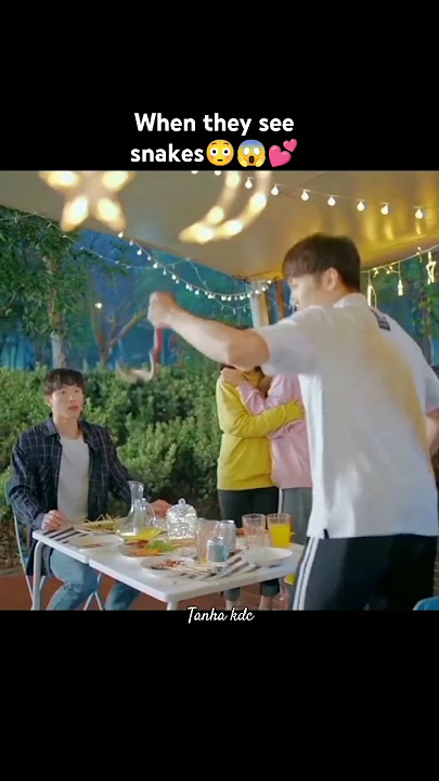 When they see snakes😱😳💕Hello Mr Gu 💕💜#youtubeshorts #shorts #short