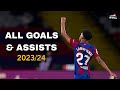 Lamine yamal  all goals and assists for fc barcelona so far  202324