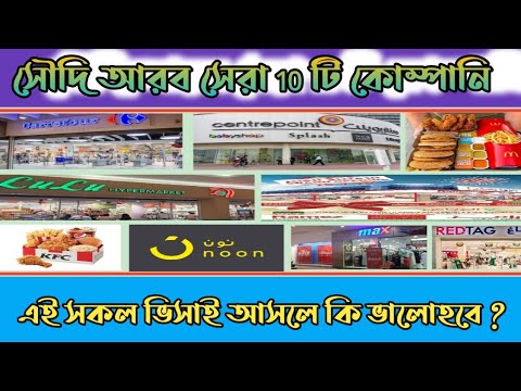 saudi arabia visa 10 company সৌদি আরবের ১০টি কম্পানি কেমন ?