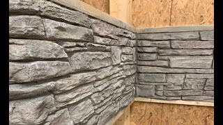 How To Stamp a Wall Inside and Outside Corner