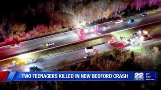 Two teenagers killed in overnight crash in New Bedford