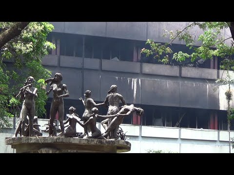 Fire hits UP Diliman Faculty Center building