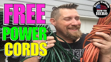 How To REPAIR An Extension Cord QUICK and EASY | FREE DROP CORD | Saved From Trash