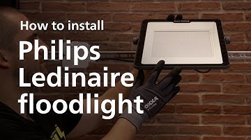 How to install Philips Ledinaire floodlights
