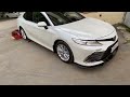 Губа на бампер Тойота Camry 70, кузов рест !