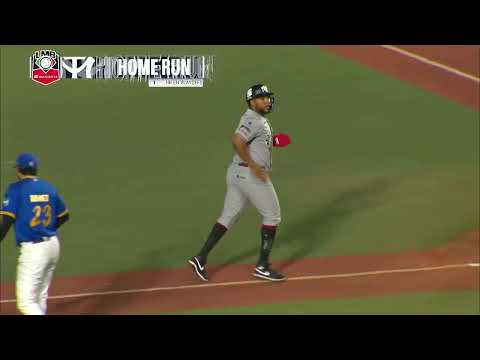 Cuadrangular de dos carreras cortesía de Omar Narváez | J3 Primer Playoff vs JAL