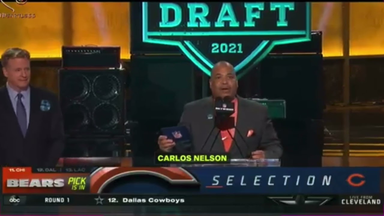 Bears Select Justin Fields QB #11 NFL Draft