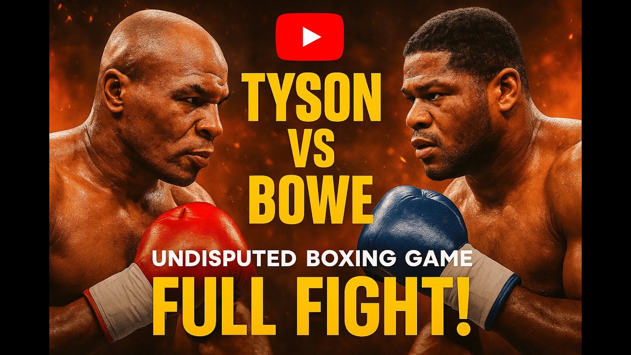 Mike Tyson Vs Riddick Bowe Undisputed Boxing Game Full Fight YouTube 