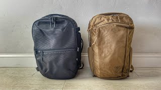 BEST Minimal Travel Backpack Comparison: Evergoods CTB26 vs Aer Travel Pack 3 Small