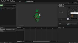 Goblin directional running animation with sprite sheet