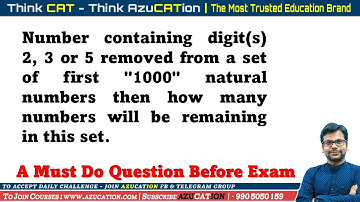 Number with digits 2,3, or 5 removed | A must-do Concept of Number System or Permutation Combination