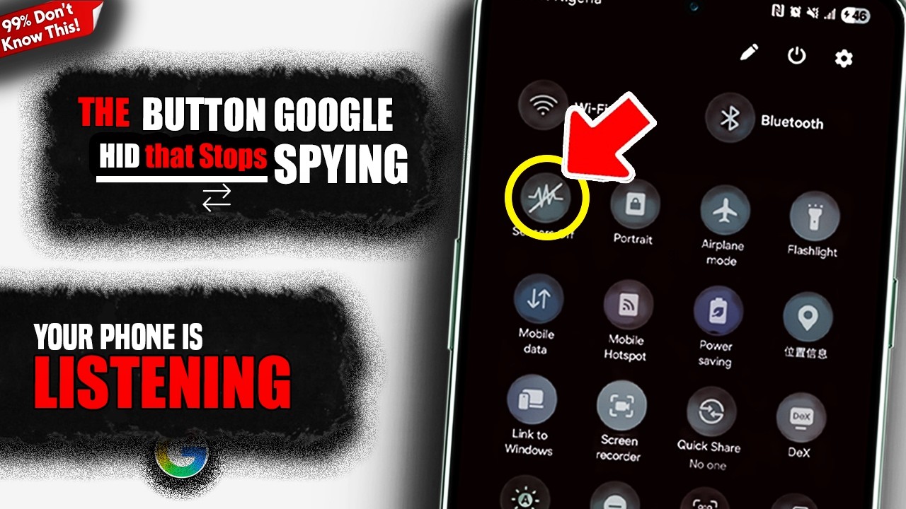 Android Hidden Button STOP Your Phone From Spying on YOU - Enable the Hidden Button. - YouTube